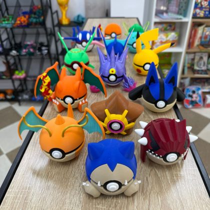 Pokeball Temática de Colección - Impresión 3D